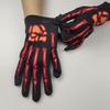 Punk Skeleton Gloves Halloween Party Accessory Breathable Fabric Suitable for Gothic Costume Cosplay