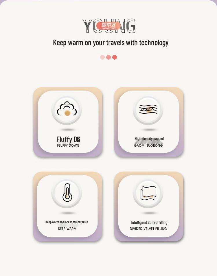 SNOWFLYING Women's 2025 Petite Short White Duck Down Jacket X30145321F