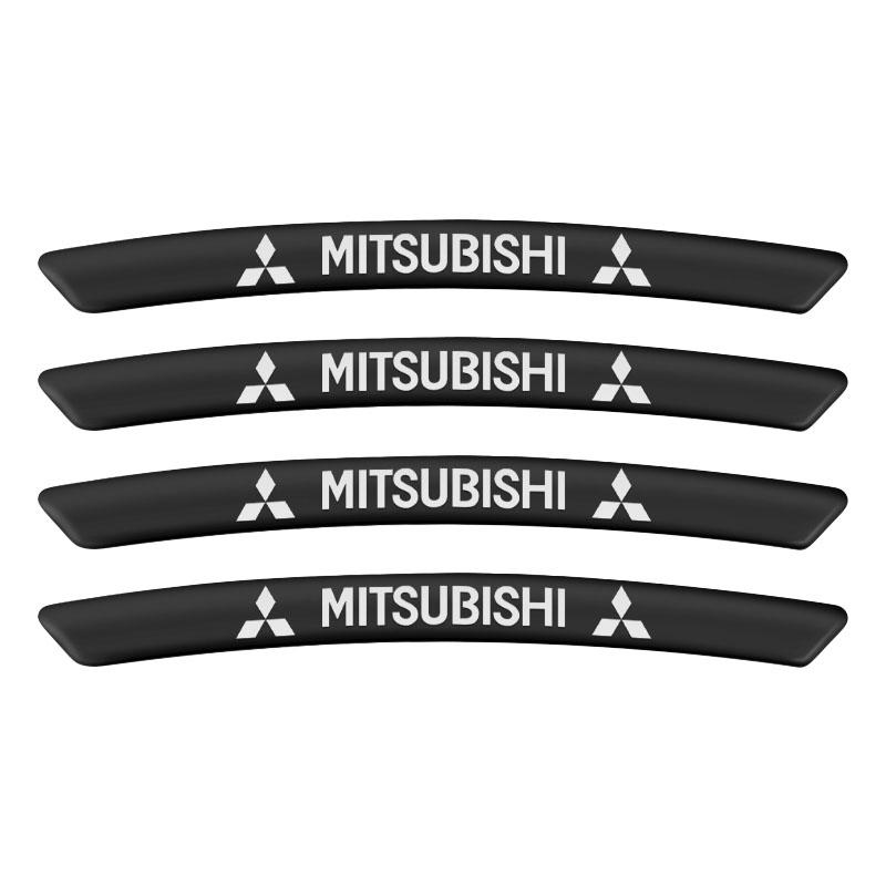 Aluminiowe Naklejki na Piastę Koła Samochodowego Opony Felgi Akcesoria Dekoracyjne Do Mitsubishi Outlander I200 Pajero Eclipse ASX Lancer Space Delica Ex