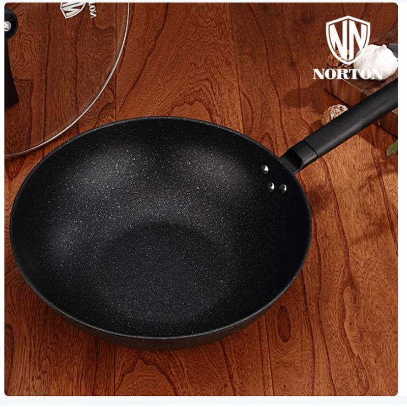 NORTON Maifan Stone Non-Stick Frying Wok