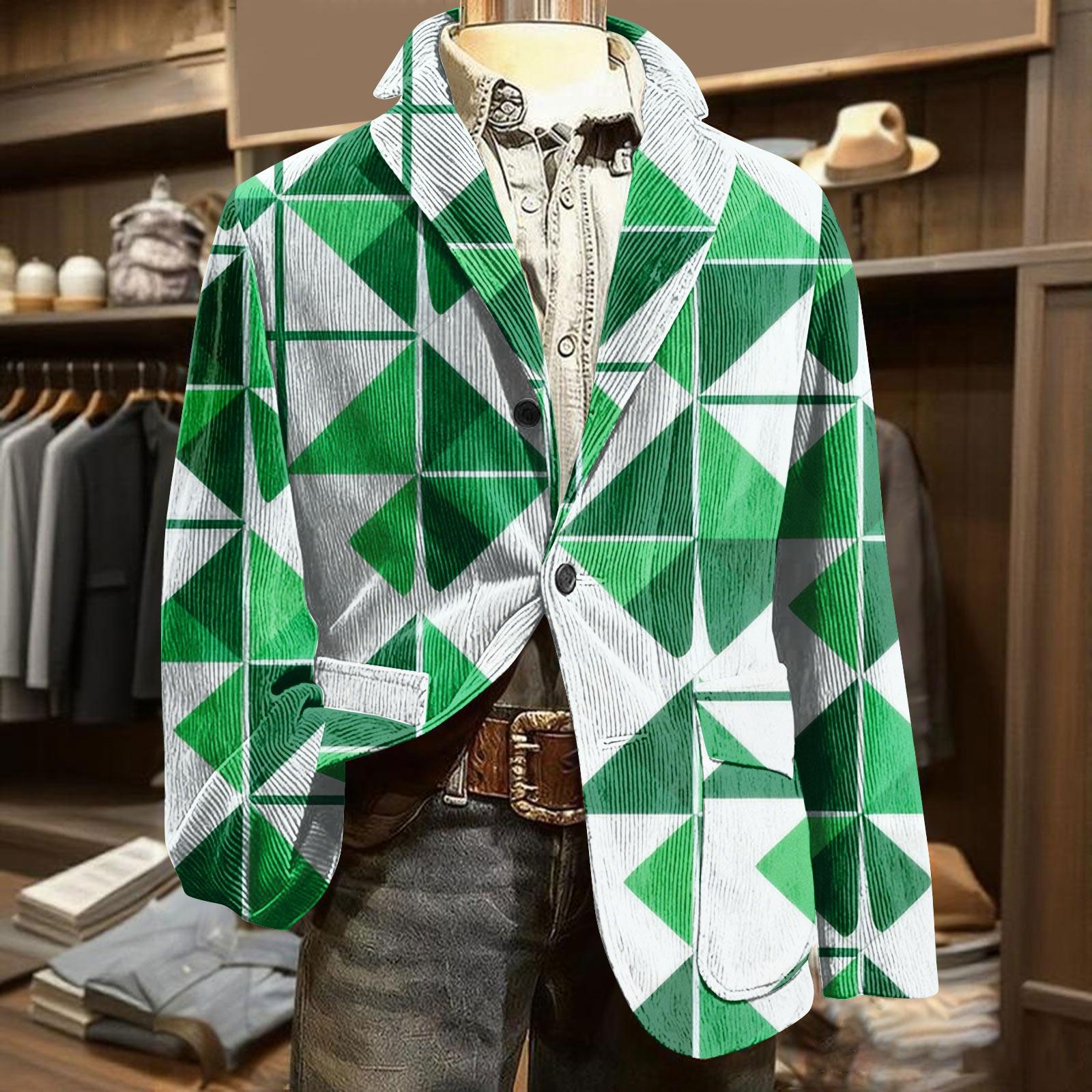 

Мужской вельветовый пиджак-кардиган с принтом и карманами, мужской повседневный костюм L