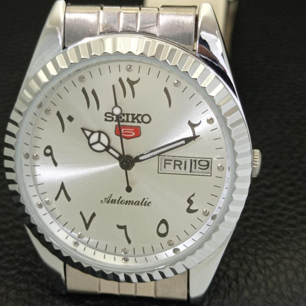 REFURBISHED SEIKO 5 AUTOMATIC 6309A VINTAGE JAPAN MENS ARABIC WATCH A441477-5 Sk-a441477