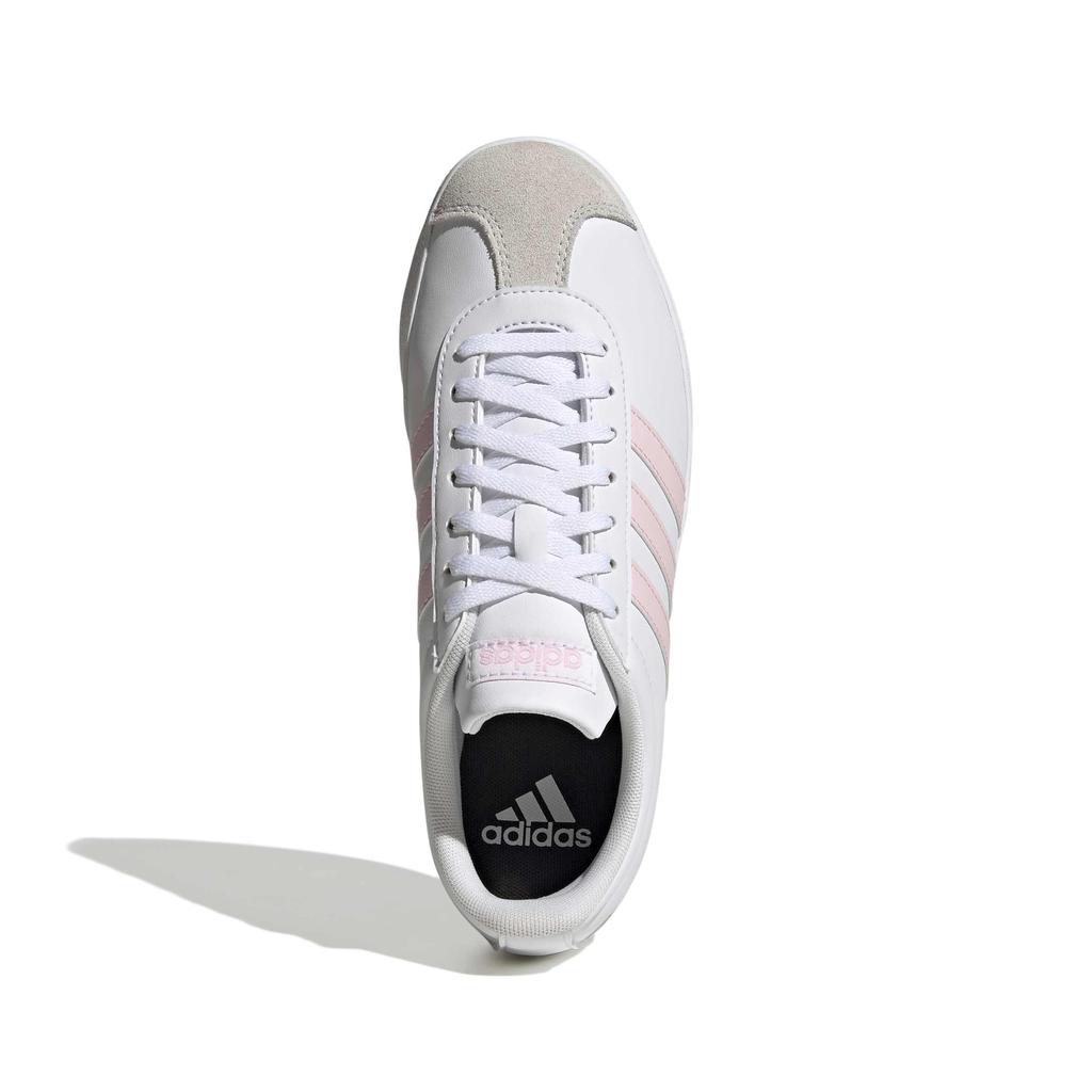 Adidas Court Base VL Sneakers NLF53 Footwear One Size Women's White/Clear Pink/Grey (ID3717) 24.5cm