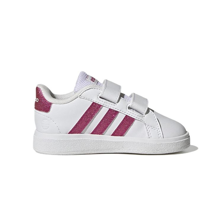 Adidas Grand Court 2.0 I White Real Magenta Baby Sneakers Cloud-White Team-Real-Magenta GY4768