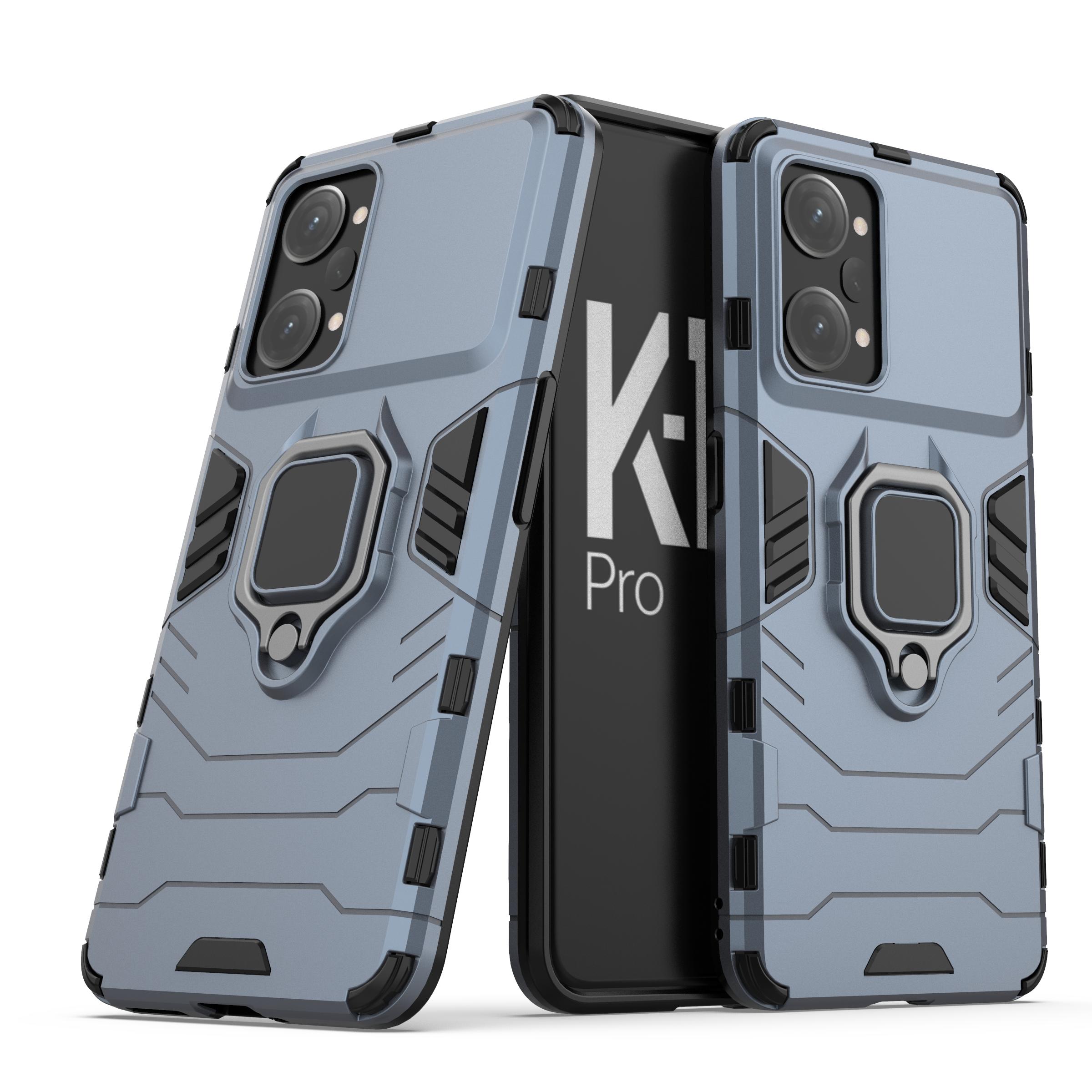 

Противоударный бронированный чехол для OPPO K10 A10X K9 K9X K9S Pro 4G 5G автомобильное кольцо магнитный чехол для телефона OPPO K7X A5 A3 A1 For OPPO K1 синий