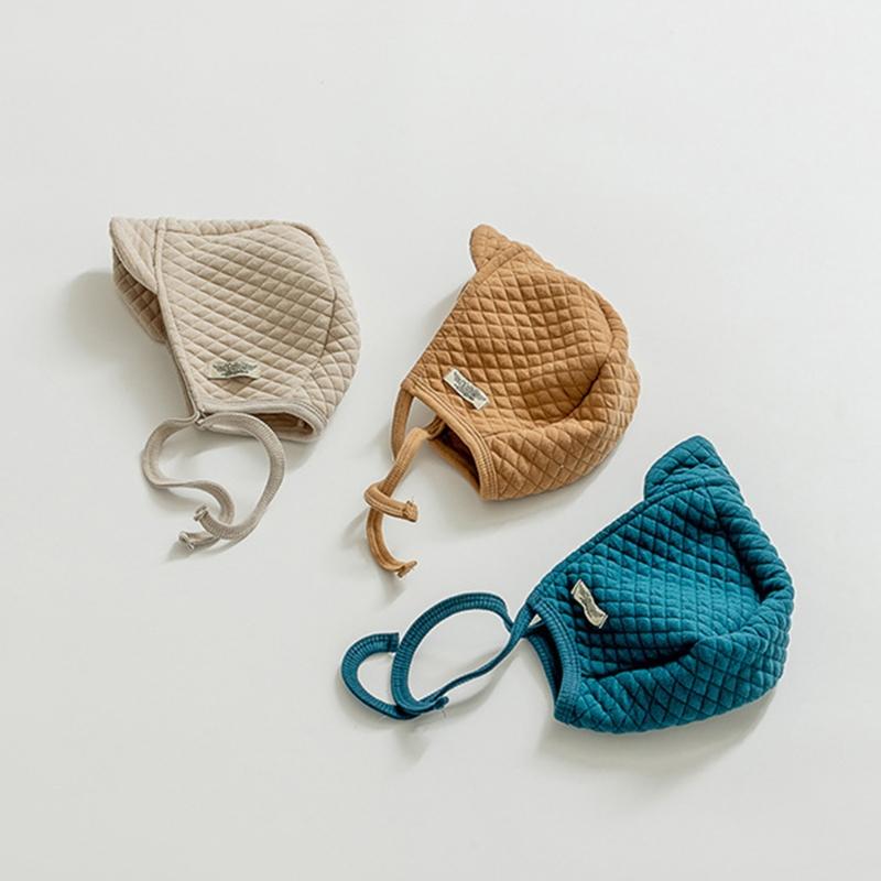 Girls Christening Hat Baby Boy Vintage Bonnet for Sun for Protection Cap Infant Windproof Headdress Accessories Baby Bea