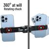 Multi-Functional Tripod for Mobile Phones with Three-Camera Mount and Live Streaming Capabilities