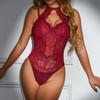 Body-Dessous-Sets mit ausgehöhltem Kragen und Riemen aus neuer Perspektive