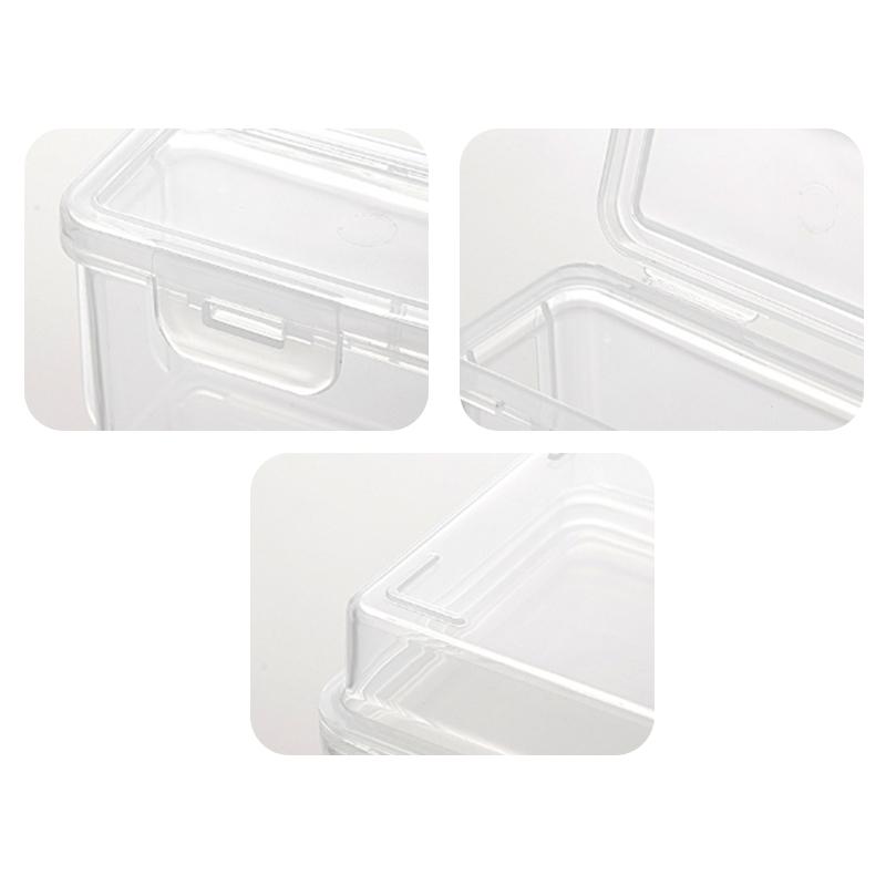 1Pcs Shaver Storage Box Transparent Razor Blades Brushes Plastic Case Portable Organizing Container Travel Accessories Travel