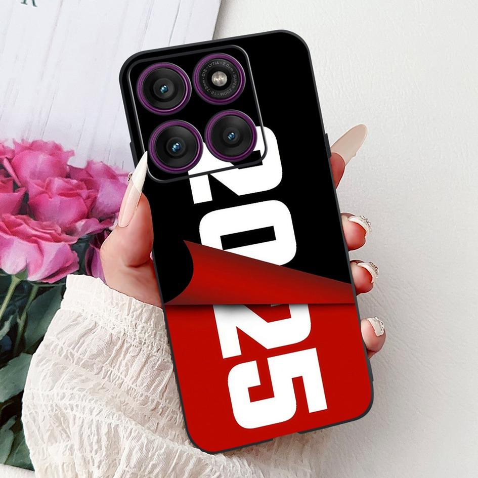 For Motorola Moto Edge 60 Pro 2025 Case New Fashion Flower Soft Silicone Protector For Moto Edge 60 Funda Edge60 s Fusion Bumper