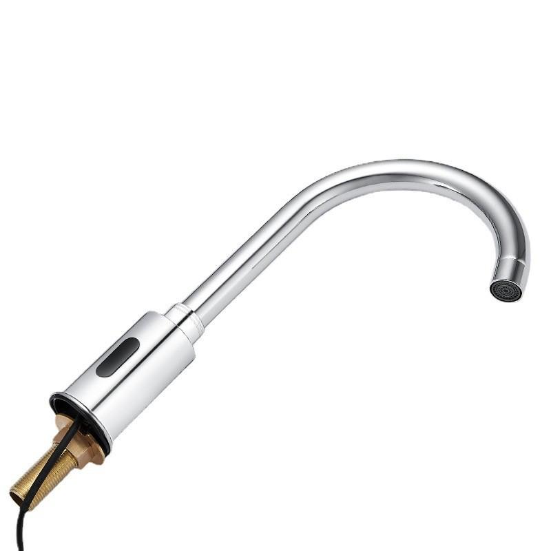 W pełni Automatyczny Inteligentny Czujnik Bateria Kuchenna Miedziana Bateria Wodna Domowe Urządzenie do Mycia Rąk do Umywalki Łazienkowej