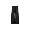 New Women's Mid-Rise Wide-Leg Sweatpants Black FB2728-010