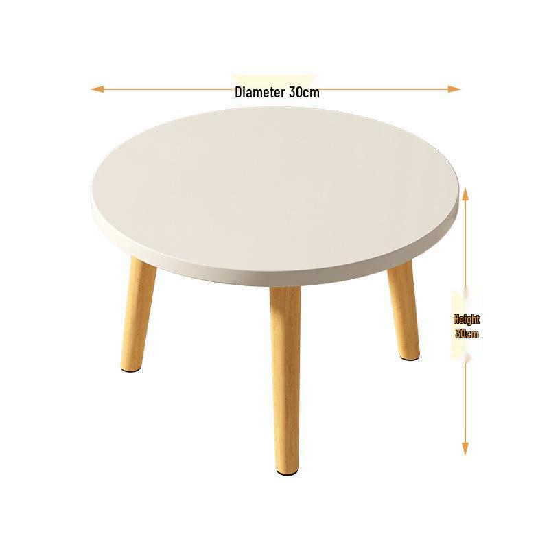 Round Coffee Table - Small, Stylish, Minimalist Side Table for Home, Balcony, or Sofa.