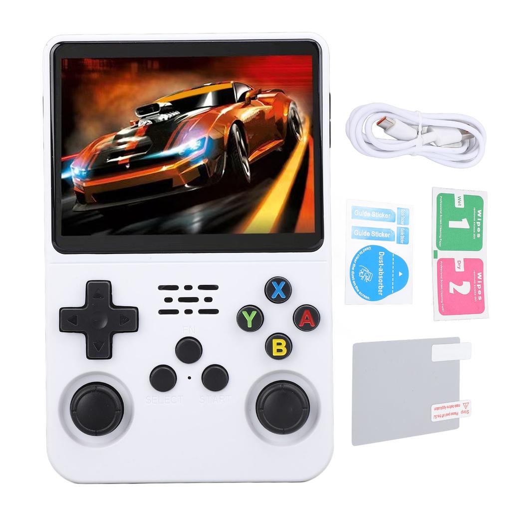 R36S Handheld Game Console Retro Games Consoles with 3.5 Inch IPS Screen 3200mAh Battery Support for Linux 640x480 Dual