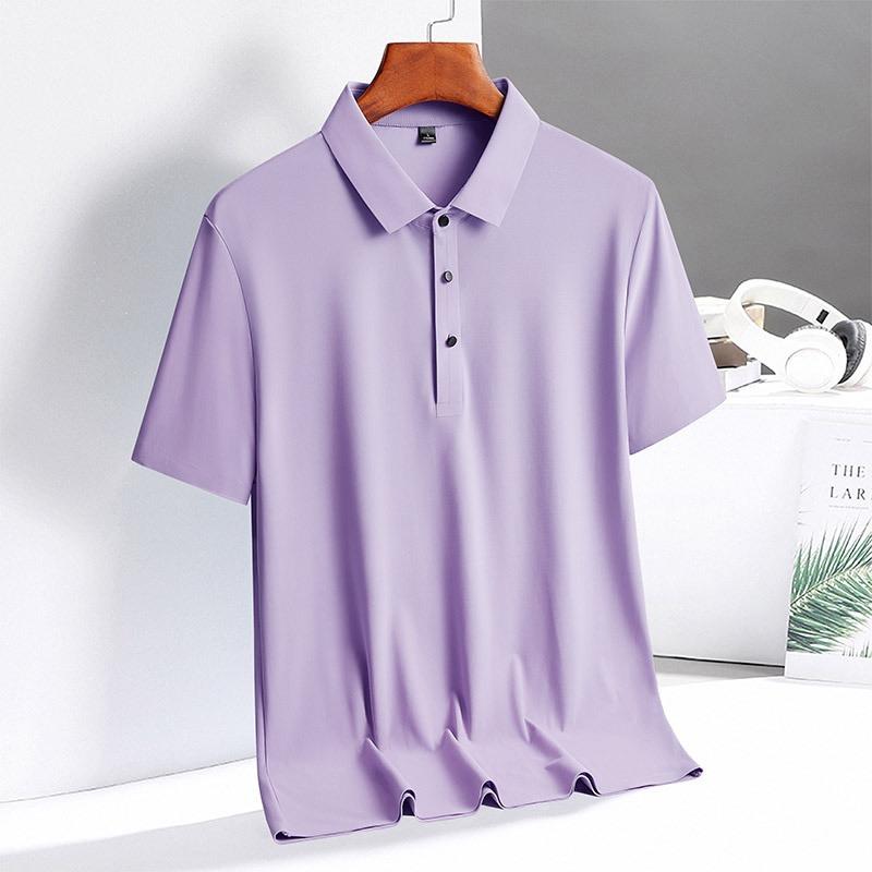 STORN Men's Classic Collar Short Sleeve Polo Shirt Casual Breathable Summer Daily Office Fashion Men's Tee