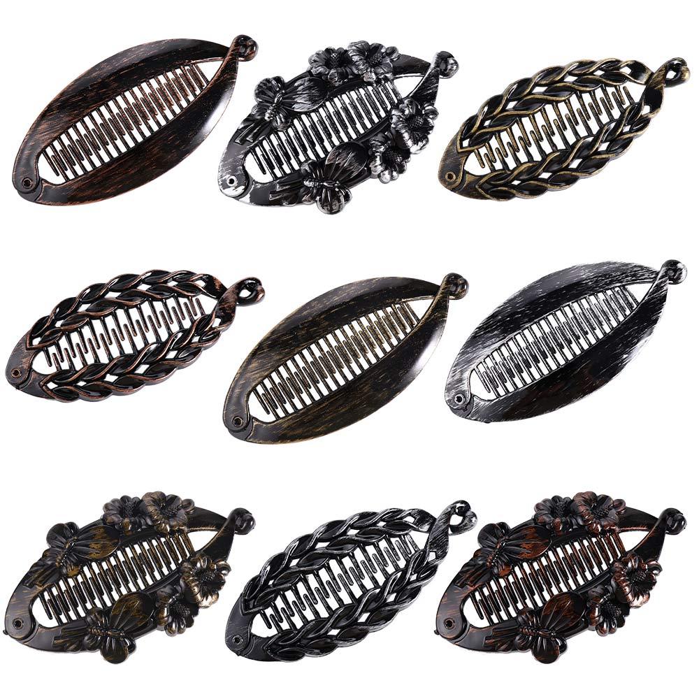 Fashion Banana Clips Barrettes Women Hair Claws Fish Clip Hair Clips Hairpins