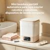 Mini automatische draagbare wasmachine voor ondergoed en sokken, compact wasapparaat