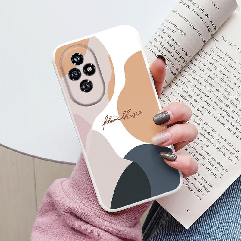 For Honor 200 Case Honor200 Phone Cover Popular Flower Lovely Cartoon Cat Soft Silicone TPU Funda For Honor 200 Protector Bumper