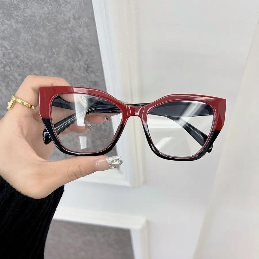 Fashion Stylish Cat Eye Eyeglasses Frames Women Men Transparent Clear Brand Designer Optical Cute Frame