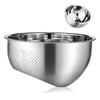 Tilt To Asdays Rice Washing Stainless Steel Colander Multifunctional Rice Washing Heat Dishwasher Mirror 23cm [Simply Drain!] Bowl, Bowl, Bowl,