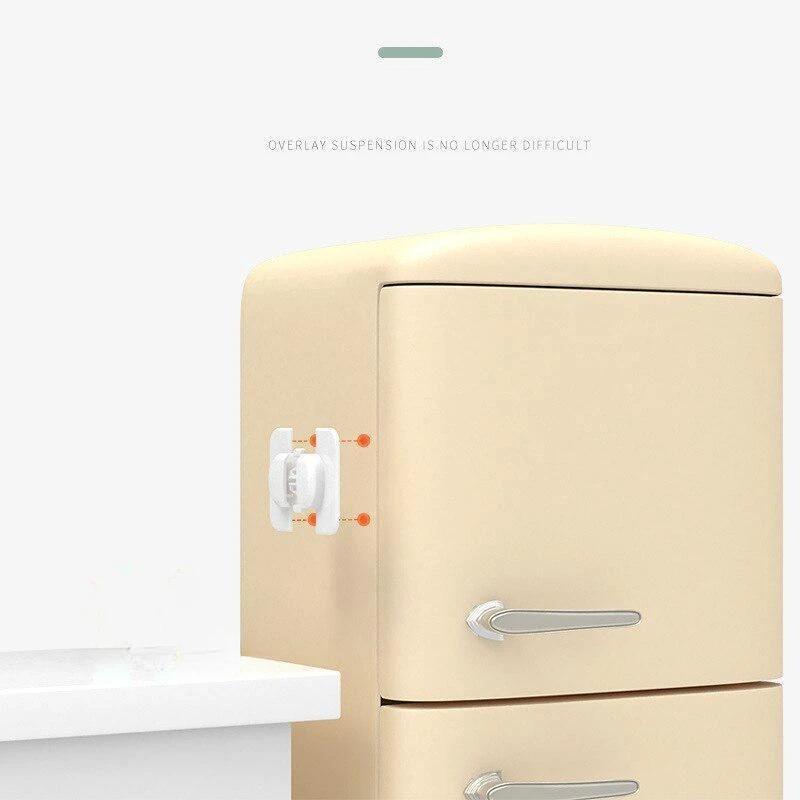 1/2/4Pcs Baby Safety Fridge Lock - Refrigerator Lock for Kids Fridge Child Latch To Keep Door Seal Closed