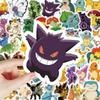 100Pcs  Character Sticker Set Pikachu Gengar Stickers Cartoon Decals For Diy Crafts Notebooks Kids Toys Gift