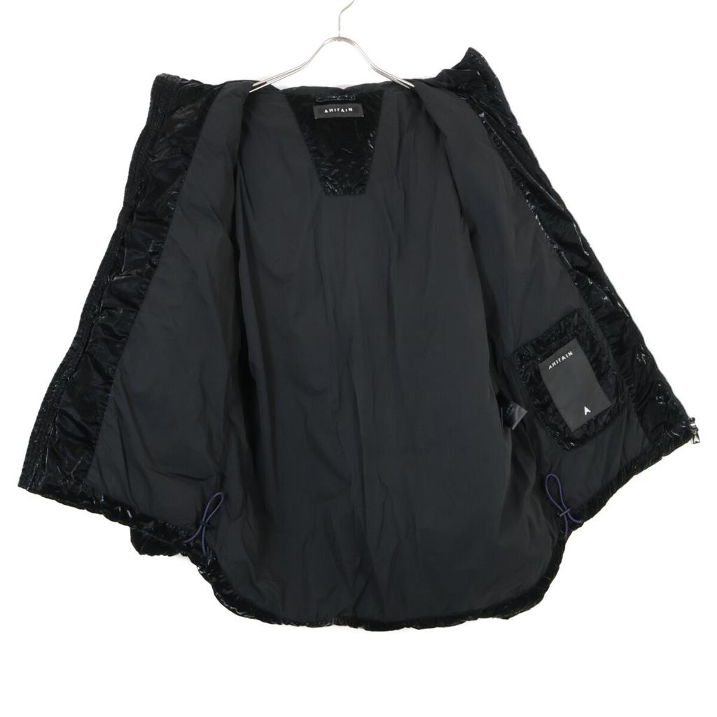 AHIrAIN Black enamel down jacket coat XXS blackUsed