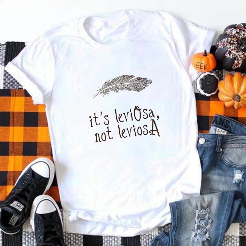 T-shirt Estiva Deathly Hallows Top Stampato T-shirt da Donna Casual Tre Fratelli Talle Bianco T-shirt alla Moda Top da Donna Abbigliamento