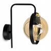 MODERN HONEY GLASS RING WALL LAMP
