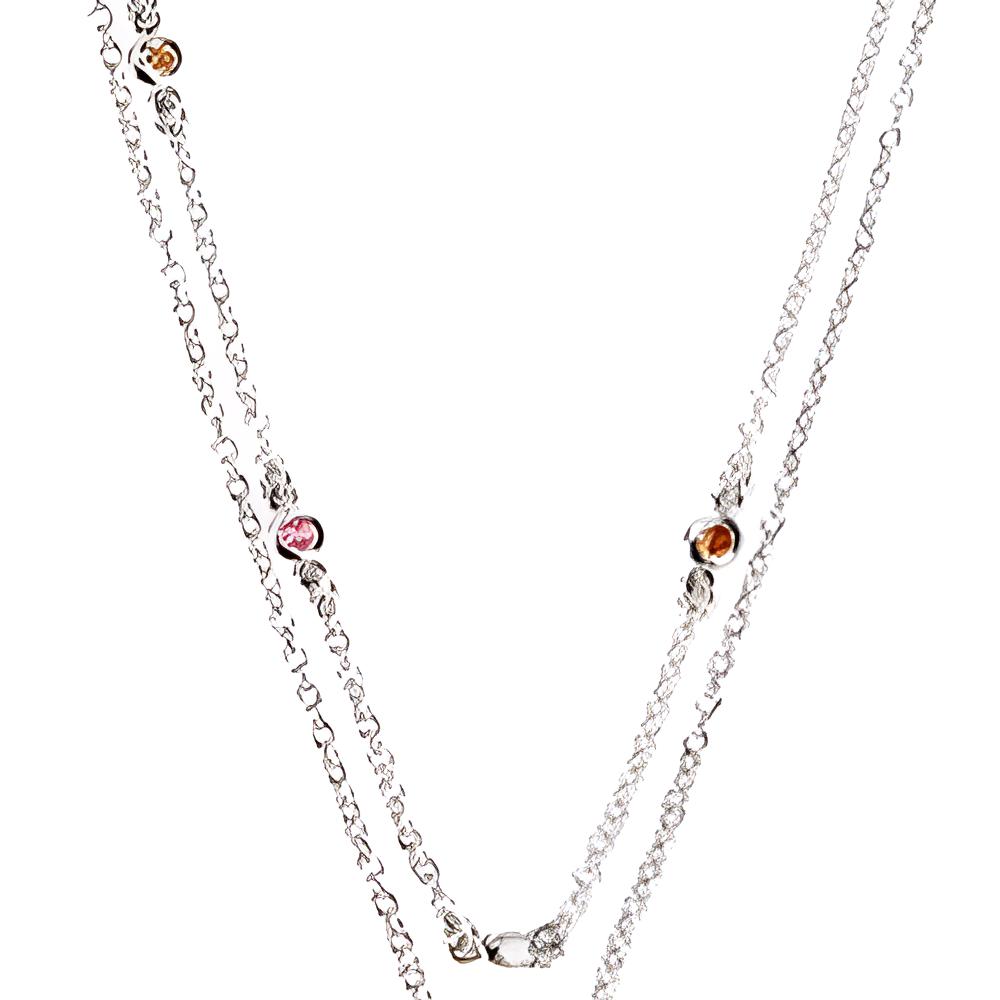 Coach Candy Pendant Copper Necklace Women Necklace Silver CO130-YI4