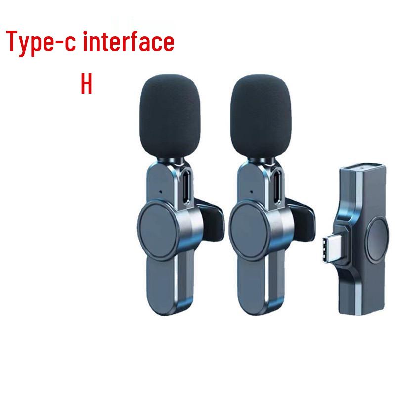 2,4G Drahtloses Ansteckmikrofon mit intelligenter Rauschunterdrückung für Live-Streaming, Kurzvideos und Tonaufnahmen