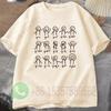 Men Cotton T-Shirt Math Stick Figure Tshirts Graphic Print O-neck Short-sleeved TShirt Casual F