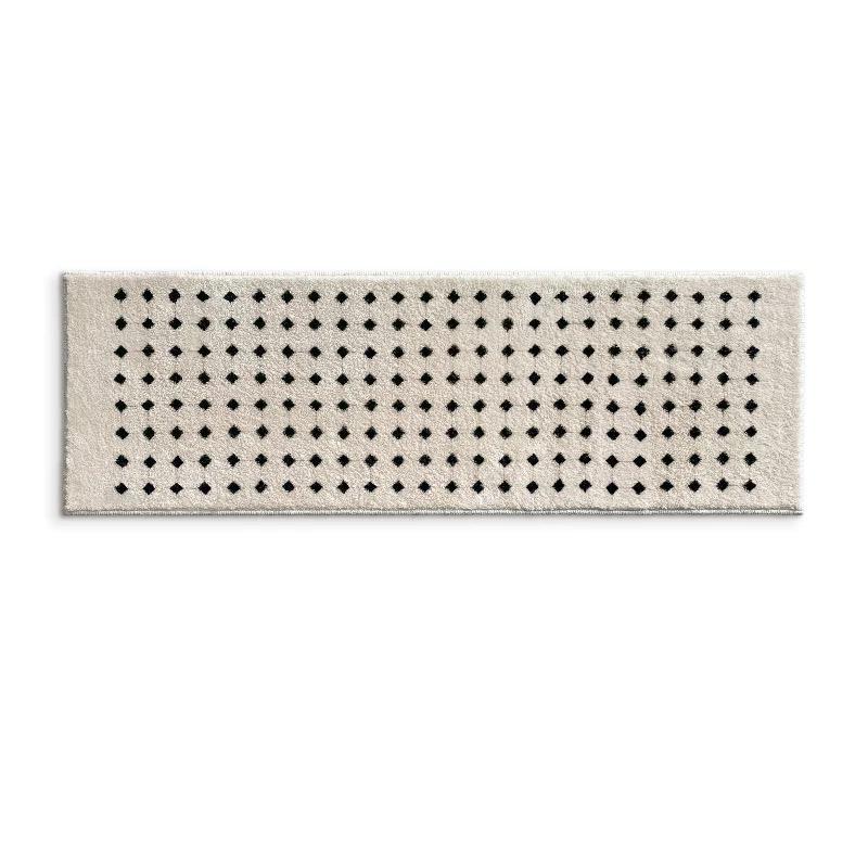 VIKAMA Modern Minimalist Faux Cashmere Carpet Soft and Comfortable Bedside Rug Sofa Coffee Table Mat Home Decor