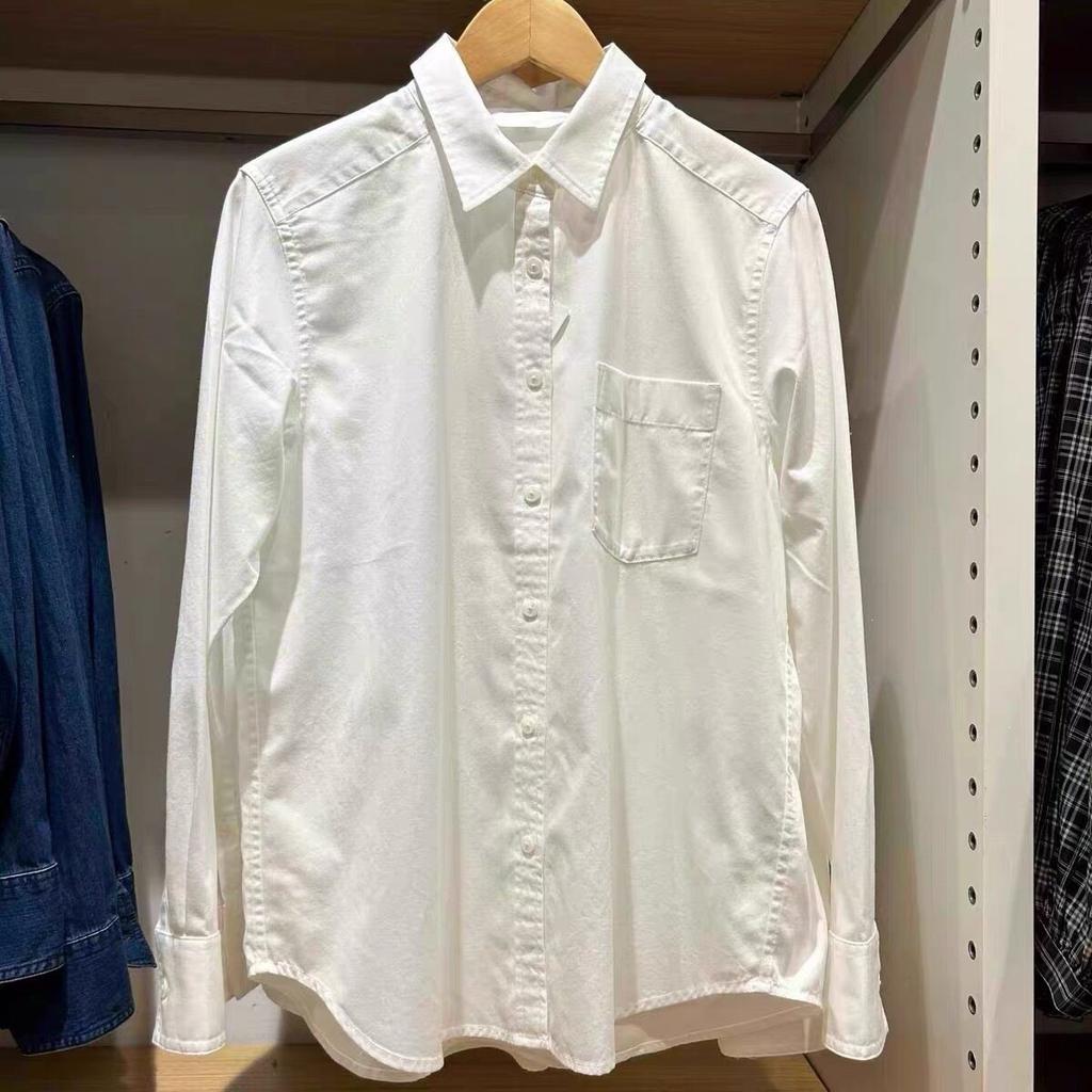 Day Single Casual Women's Soft Denim Shirt/cotton Twill Long-sleeved Shirt Air Conditioner Shirt 191161 171661