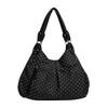 Vintage Polka Dot Große Kapazität Tragetasche Für Damen Modische Lässige Crossbody Schulter Handtasche