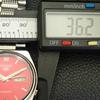 GENUINE VINTAGE SEIKO 5 AUTOMATIC JAPAN 7009A MENS RED DIAL WATCH a701400-5 R206a-a701400