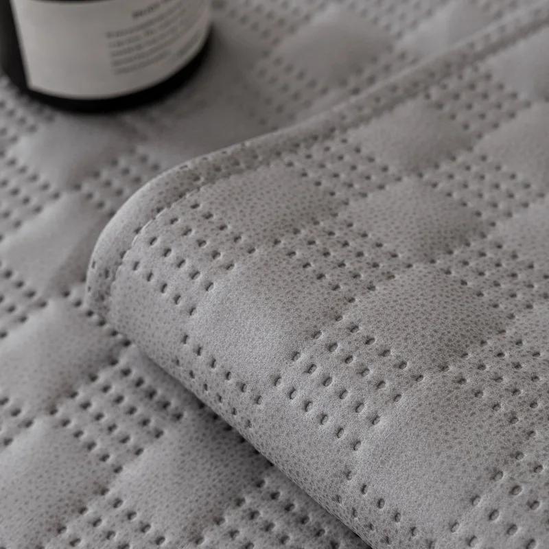 New Waterproof L-shaped Sofa Cover Plaid Fabric Universal Anti-Slip Pet Dog Kids Sofa Mat Covers Living Room Sofas Slipcovers