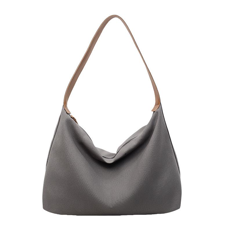 Tote bag new fashion canvas bag women's large capacity leisure work shoulder messenger bag handbag