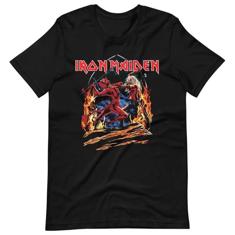 Monster Amerikansk Retro Tryckt Rundhalsad Huvtröja för Höst/Vinter 2025 Lös och Avslappnad Streetwear för Män och Kvinnor