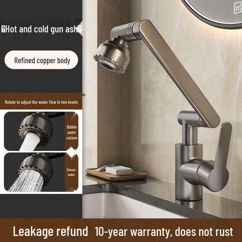 Universal Rotating Lucky Cat Faucet for Kitchen and Bathroom Sinks