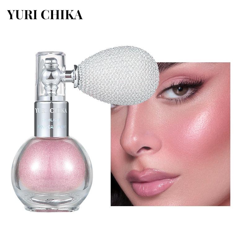 YURI CHIKA Spray Brightening Glitter Spray Body Fragrance Powder Highlight Spray Powder Body Spray