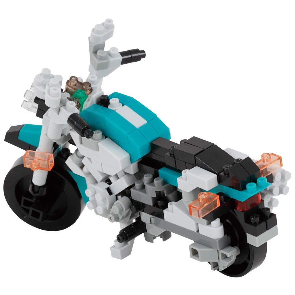 Kawada Nanoblock Award Selection Motorcycle Cruiser Type NBC329
