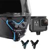 BLALION Motorcycle Helmet Strap Mount Phone Stand Holder For GoPro Hero 12 11 Insta360 X4 Action Sports Camera Full Face Holder