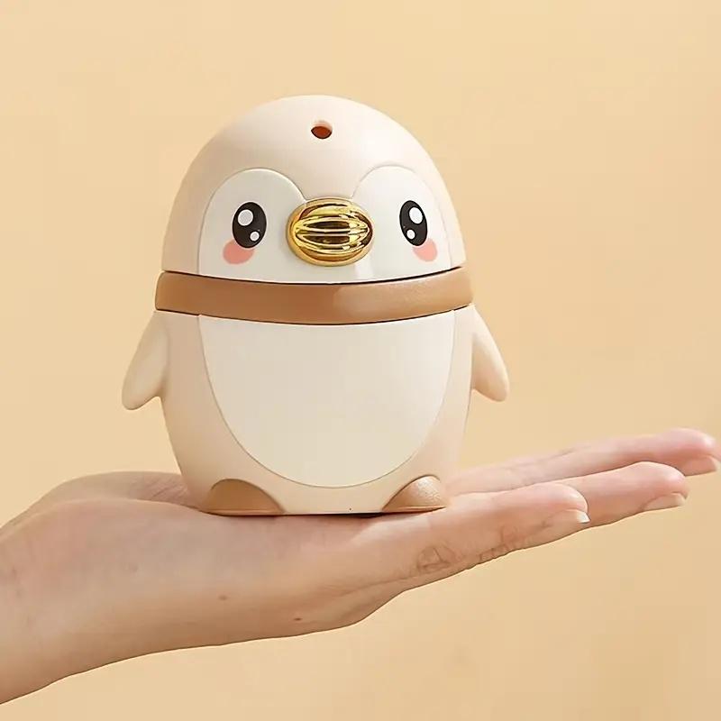 Automatic Push-Out Toothpick Dispenser - Cute Penguin-Shaped Portable Toothpick Holder Plastic Case Adults Penguin Design