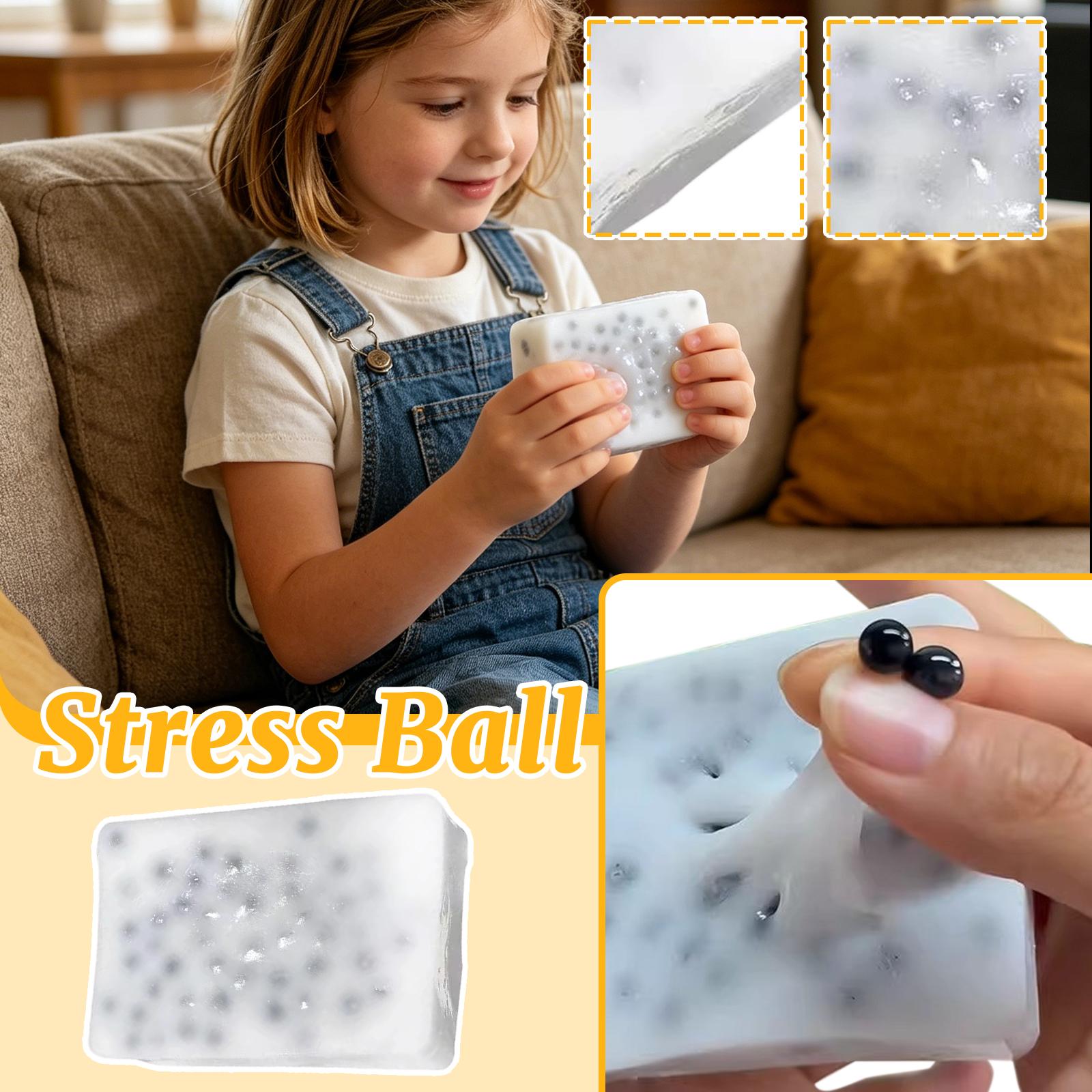 Squeezing Acne Relief Toy Squeezing Blackhead Tofu , Pinching, Music Release Tool, Funny Trick, Sticky Bag One Size