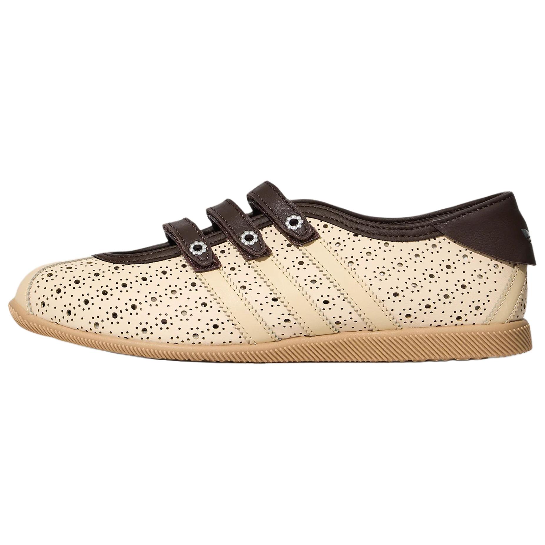 Adidas Originals ANFU Mary Jane Shoes Women s Beige Brown LA1349 38