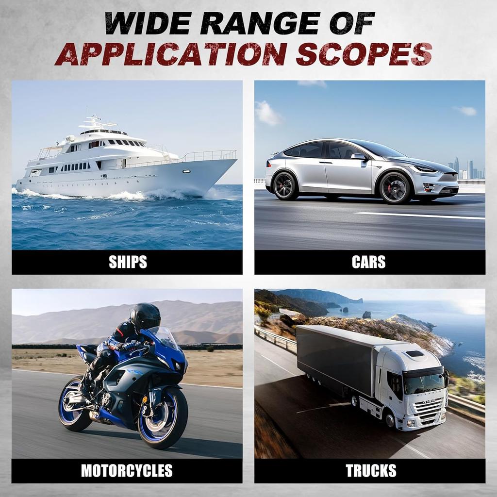 4-Pack Toggle Switches, SPST ON/Off 2-Pin, 12V DC 30A Heavy Duty Waterproof Toggle Switch with Boot Cap Cover for Automotive Marine Car Truck