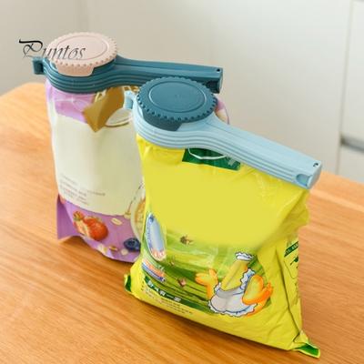 Beutelclip mit Ausgießer, Lebensmittelbeutelclips zum Verschließen, wiederverwendbare Verschlussclips aus Kunststoff, praktische Beutelclips mit Ausgießer zur feuchtigkeitsbeständigen Aufbewahrung von Lebensmitteln