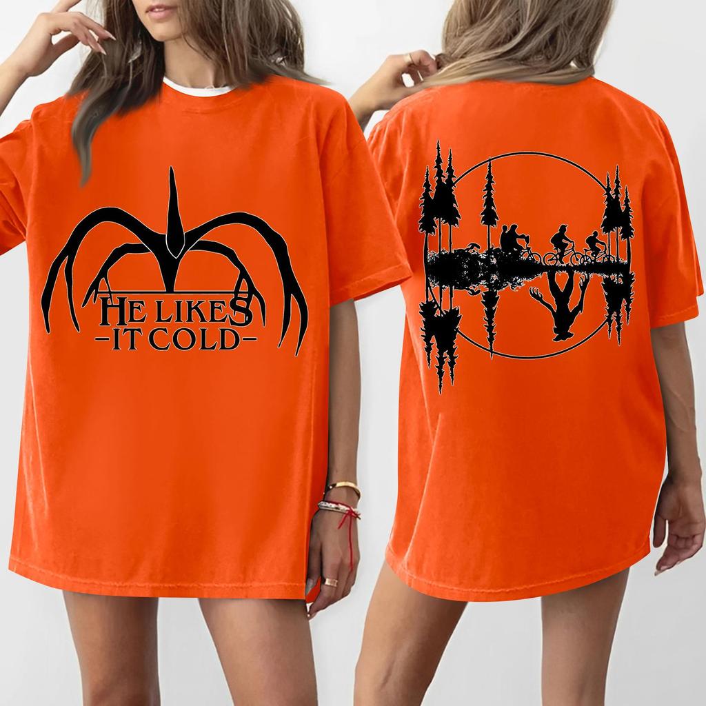 Women's Round Neck Printed Short-sleeved T-shirt Top