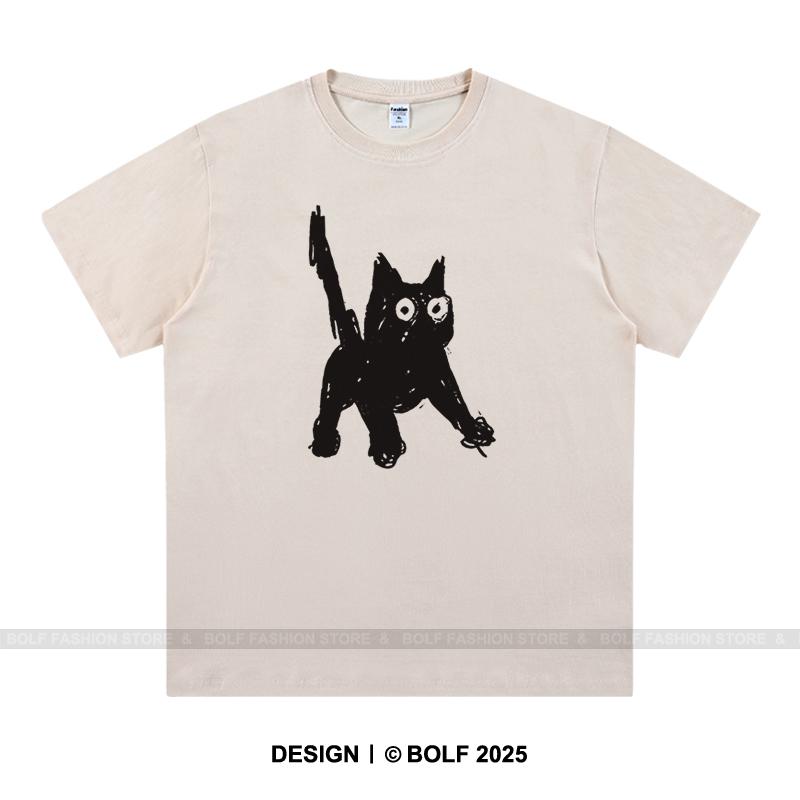 

Футболка Simple Cat Sketch мужская, 100% хлопок, свободный крой, минималистичные графические футболки для мужчин, модная уличная одежда 4XL
